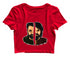 Mohanlal vs Mammootty - Face-Off Style Malayalam Movies Womens Crop Tops